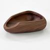 Wooden Coffee Bean Bowl Walnut Wood Coffee Bean Measuring Container Espresso Dosing Cup Tea Leaf Display Tray Coffee Accessories