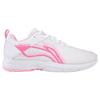 Li-Ning Comfortable Breathable Non-Slip Wear-Resistant Low-Top Casual Shoes Women sneaker Pink White AVQS004-1