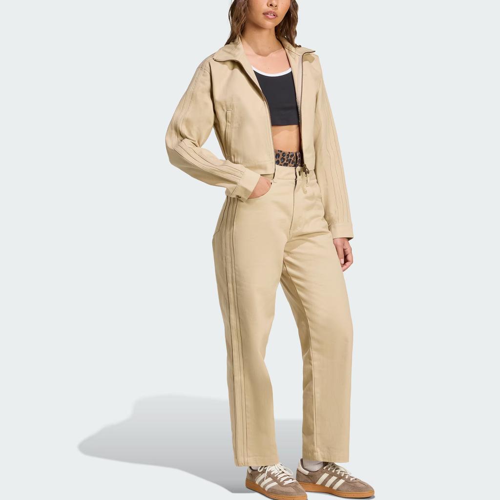 Adidas Originals Firebird Twill Crop Track Top Women Jacket JX7600