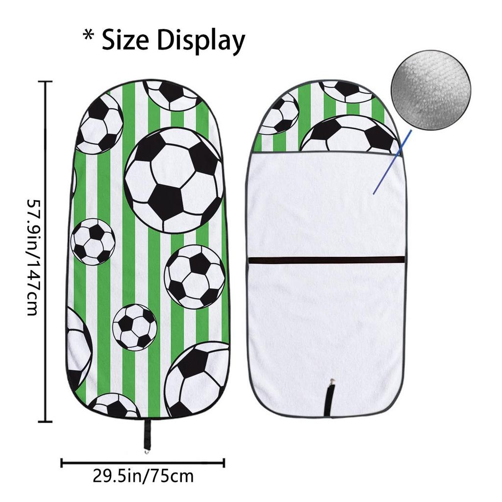 Universal All-Season Car Seat Towel Protector for Gym & Workout