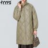 Women's Fashion Casual Fall Winter Solid Color Print Long Sleeve Jackets & Coats Down Coats