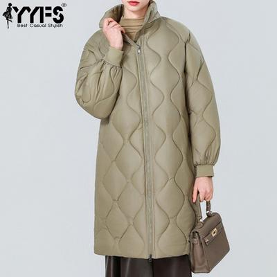 Moda donna casual autunno inverno tinta unita stampa maniche lunghe giacche e cappotti piumini