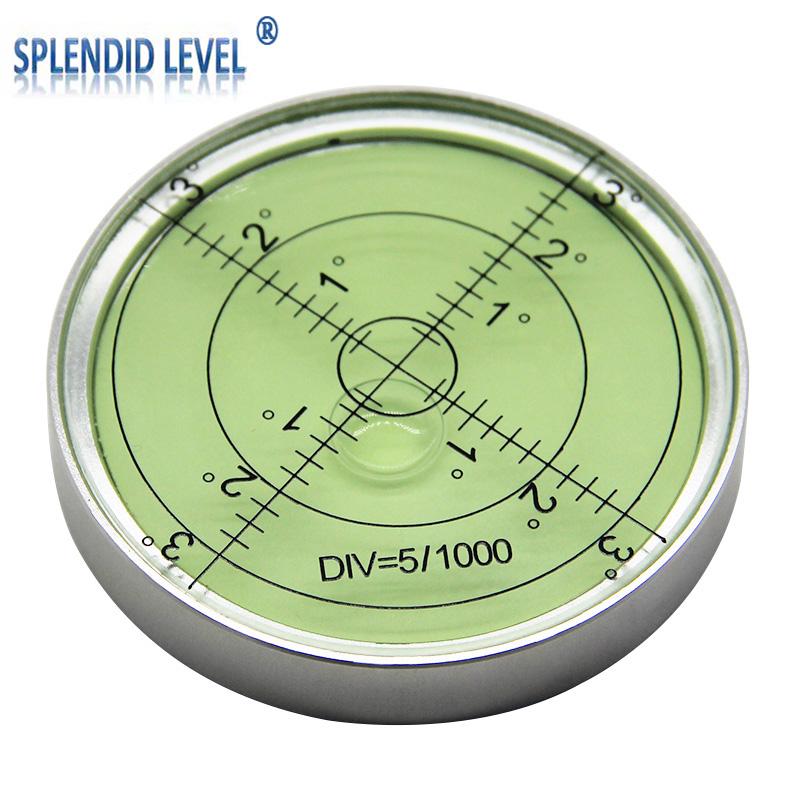 High-Precision Portable Magnetic Level: 9P1E Metal Magnetic Disc with Horizontal Bubble, 15 Min Sensitivity.