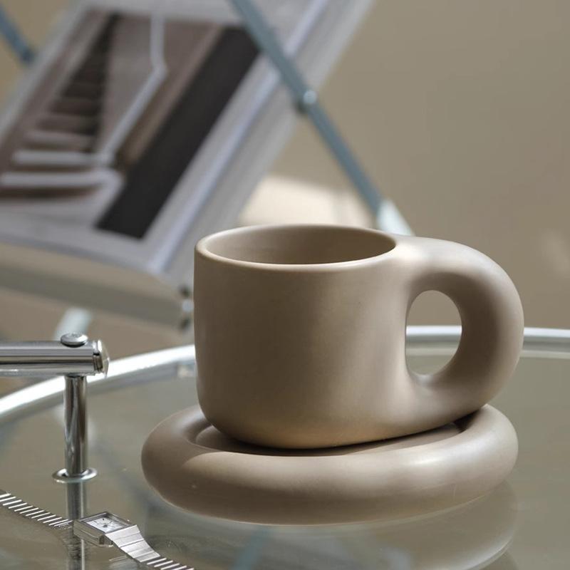 Nordic Fat Coffee Cups and Saucers Suit Wholesale