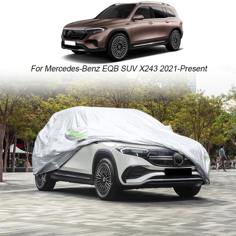 Car Cover Rain Frost Snow Dust Waterproof Auto Accessory For Mercedes-Benz EQA H243 EQB X243 EQC N293 EQE V295 EQS SUV V297