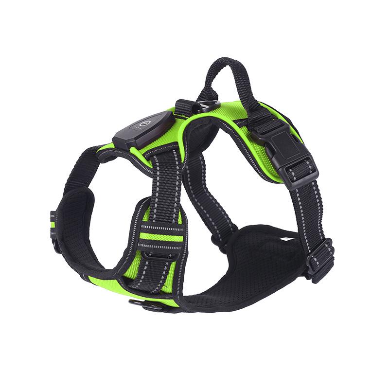 LED Flashing Dog Vest with USB Charging and Explosion-Proof Design