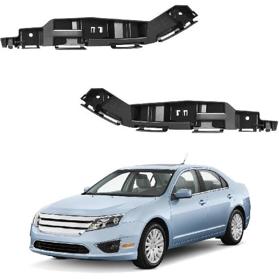 BXZ Front Bumper Cover Support Bracket Retainer Reinforcement Pair For Ford Fusion 2010 2011 2012