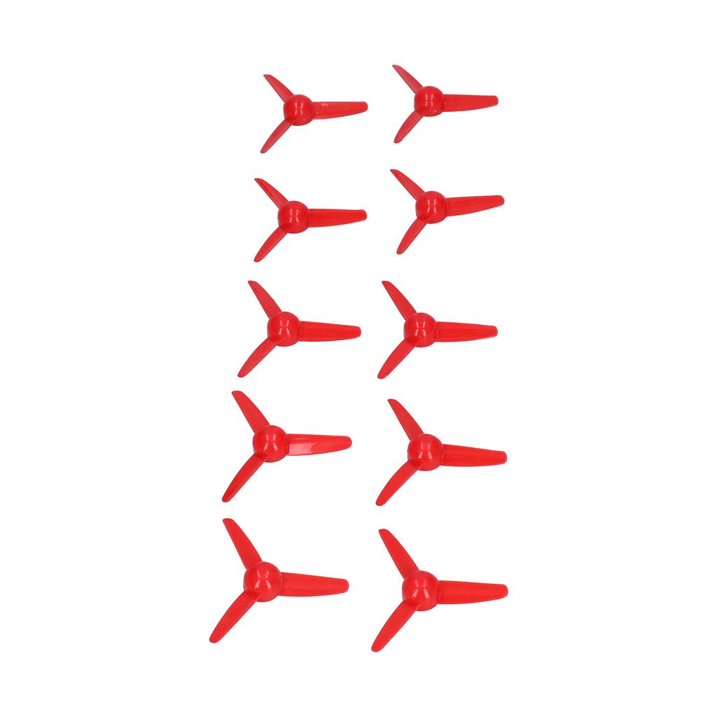 10Pcs 70mm 3 Blades Propeller Plastic DIY Toy Boat RC Car Rotating Accessories 2mm Hole