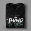 2025 Summer Vintage Beach John Carpenter The Thing Hippie 100 Pure Cotton Printed Tshirt Y2K Retro Custom Logo Short Sleeve