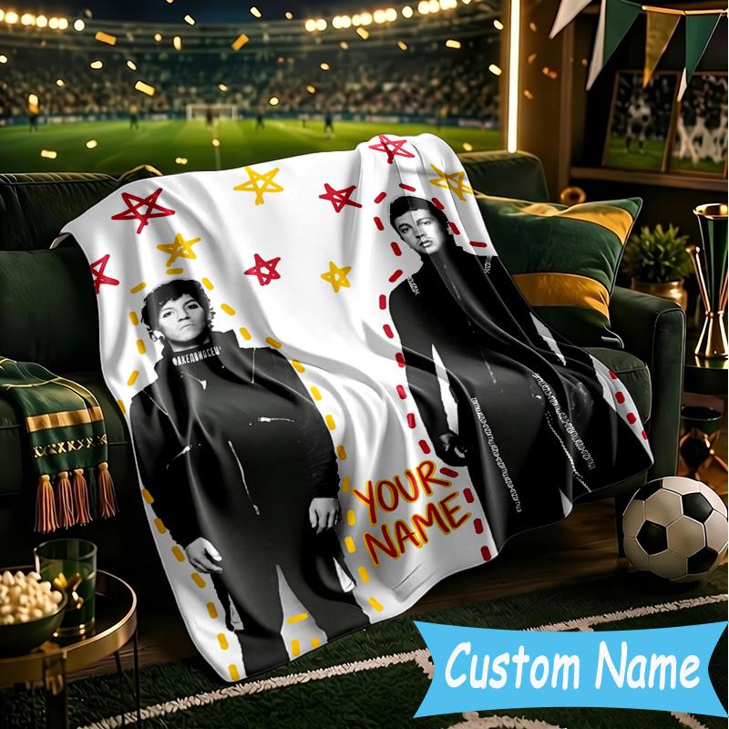 Custom Name Twenty One Pilots Music Evolution Flannel Blanket, Use for Birthday/Holiday Gift, Soft Blanket for Sofa/Bed/Camping/Office, Home Decor