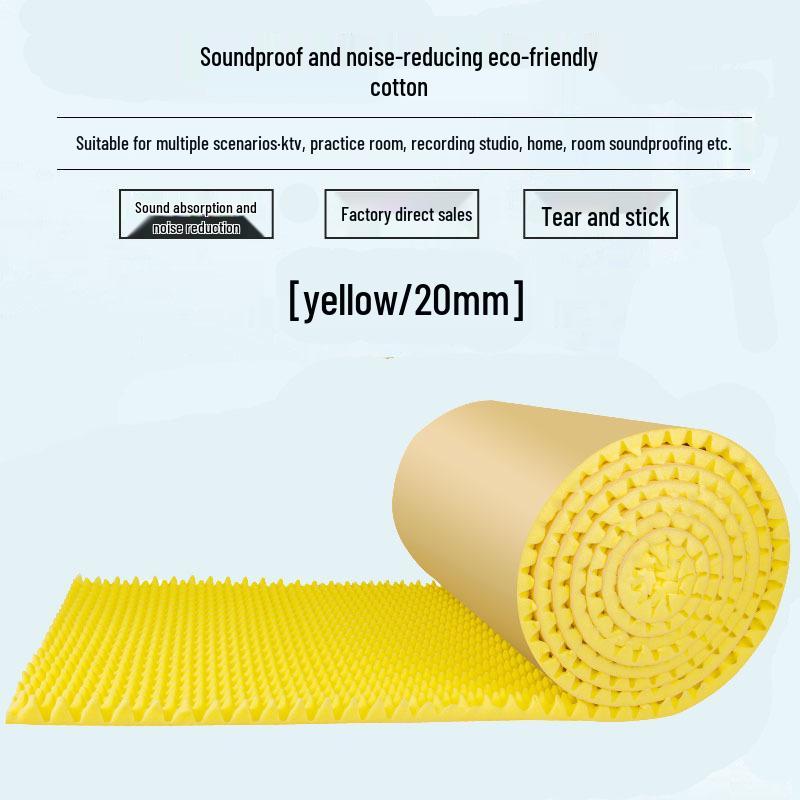 Self-Adhesive Soundproof Wave Panel for Home and Studio