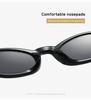 Retro Oval Cat-Eye Sunglasses – Vintage 90s Narrow Frame UV400 Fashion Eyewear for Women & Men