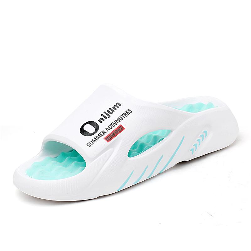Fashion Large men's sandals Summer casual sports slippers EVA massage soft sole breathable beach sandals Light bath shoes 38-47