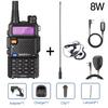 Baofeng UV-5R 8W Tri-Power Walkie Talkie High Power Dual Band Long Range 128CH Portable Handheld UV 5R Amateur FM Two Way Radio