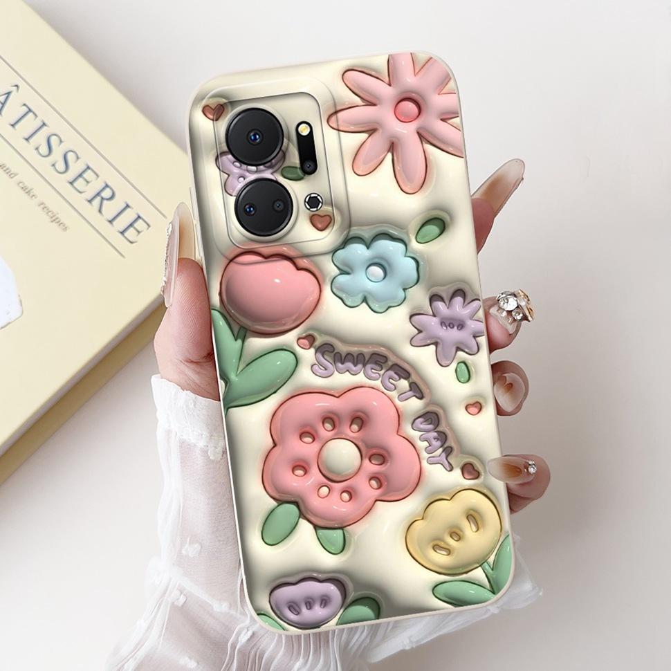 Luxury Painted Cover For Honor X7a 4G Case 2023 Silicone Soft Fundas Phone Case For Honor X7A X 7a HonorX7a Coque Capa