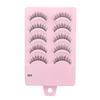 5 Pairs Flared Manga Lashes Wispy Faux Mink Lashes Hot Wet Eyelash  Eye Makeup