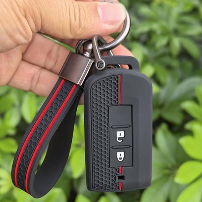 Silicone Car Key Case Cover Shell For Mitsubishi Xpander Outlander ASX Pajero Eclipse Cross Montero