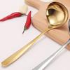 2Pcs Deep Curved Spoon Metal  Ladle Thick‑gauge Porridge Scoop Food Spoon  Food Distribution