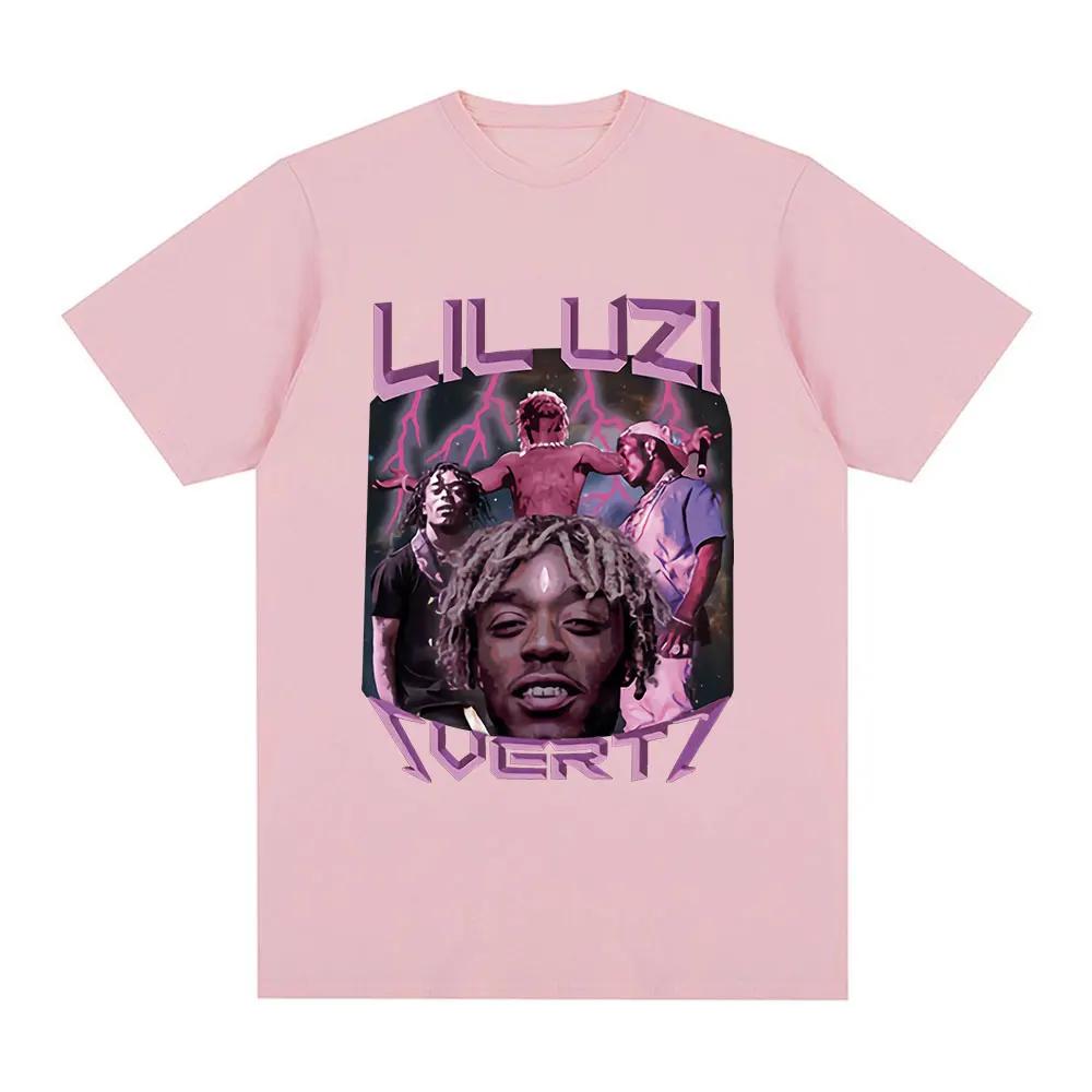 Rapper Lil Uzi Vert Graphic Print T-shirt Hip Hop Vintage Short Sleeve T Shirt Cotton Casual Oversized T-shirts Streetwear Unisex
