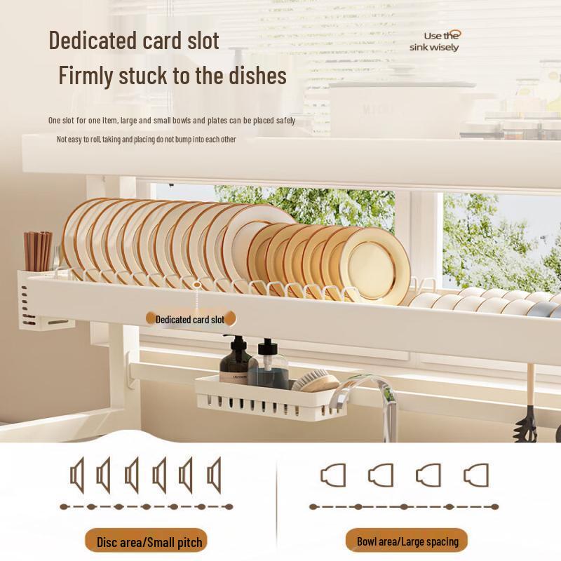 Qiwei Kitchen Sink Dish Drying Rack & Organizer