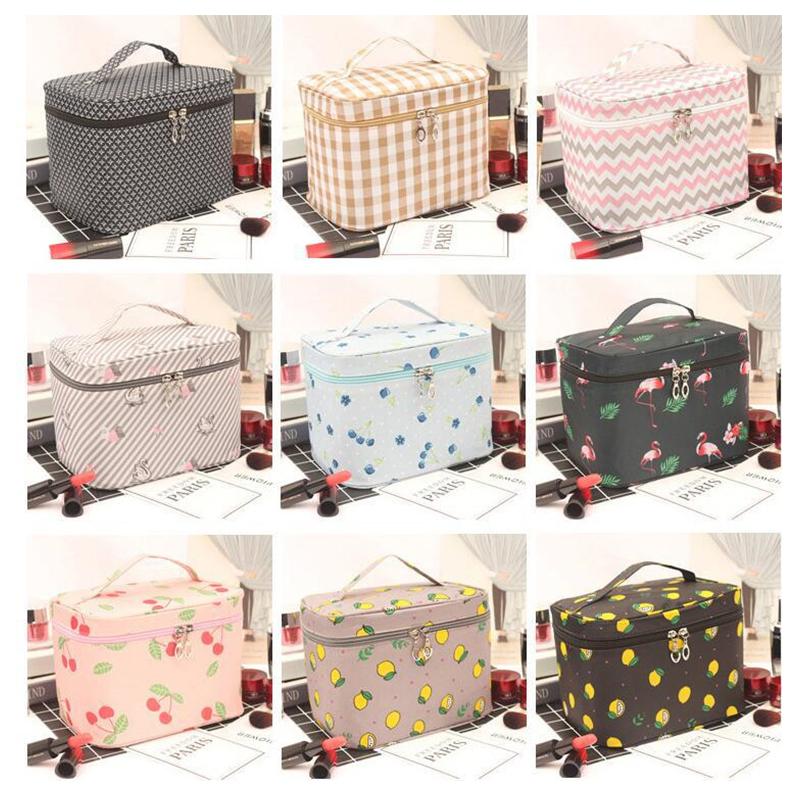 Waterproof Portable Women Makeup Bag High Capacity Toiletries Organizer Storage Cosmetic Cases Zipper Wash Beauty Pouch Travel