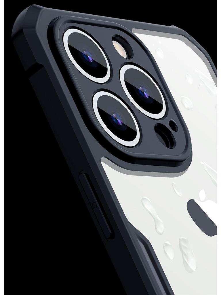 Xundi iPhone 15 Pro/14 Pro Max Slim Anti-Fall Transparent Case with Airbag Protection