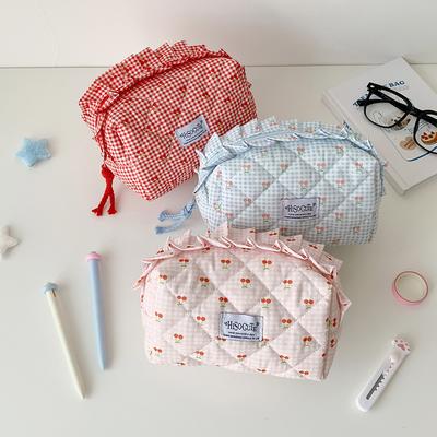 Cosmetic Storage Bag Multifunctional Toiletry Bag Zipper Organizer Bag Portable For School Travel Office
