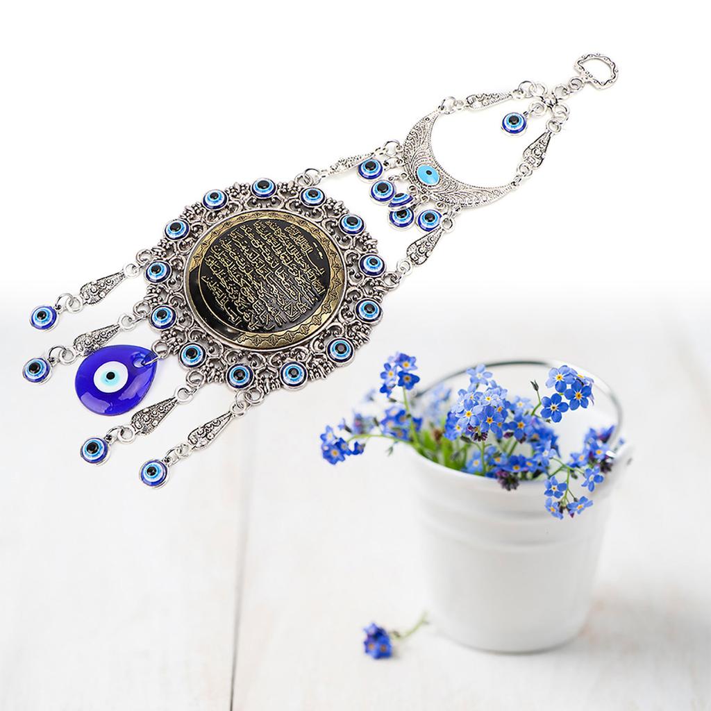 Islamischer blauer böser Blick Wandbehang Anhänger muslimischen Amulett Segen Home Auto Dekoration