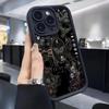 Halloween Black Groove Staircase iPhone Case for 15/16/17 Pro Max