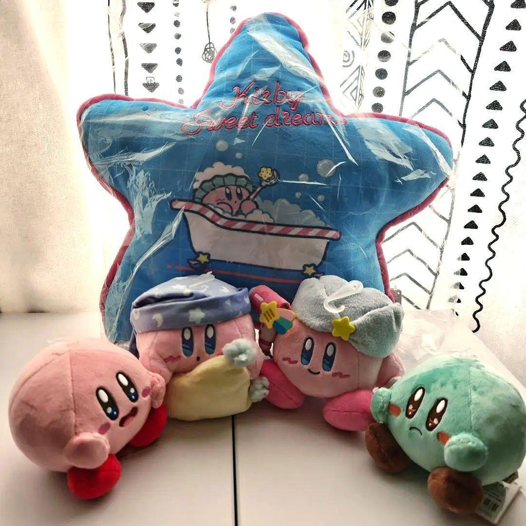 New Kirby Plush Toy Good Night Hair Dryer Gourmet Fest