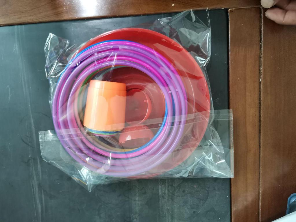 Large Creative Jenga Ring Toss: Parent-Child Stress Relief Toy