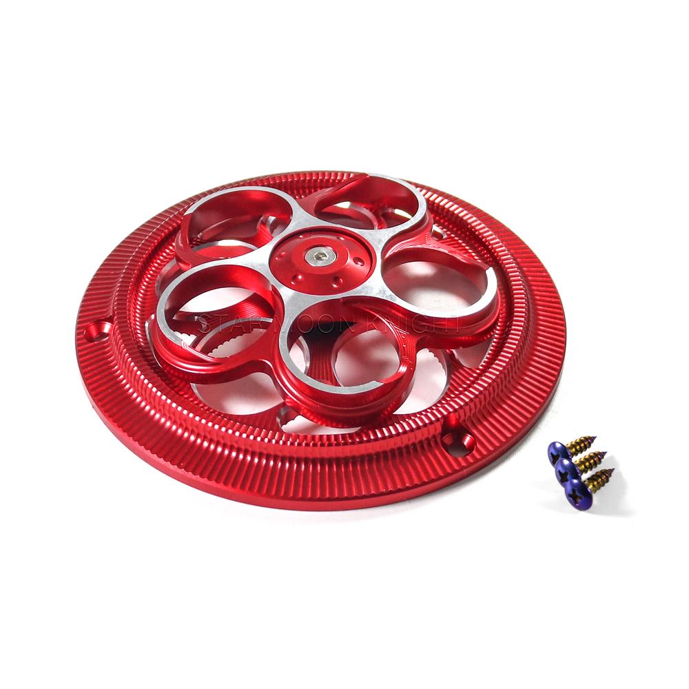 Pro Vespa Sprint Primavera 150 125 2013 2014 2015 2016- Motocykl CNC hliníkový otočný kryt chladicího ventilátoru Kryt chladiče motoru