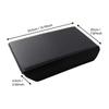 For Tesla Model 3 19-23 Central Control Armrest ABS+Leather Protective Cover For Model Y 19-24 Car Chair Armrest Cushion Cover