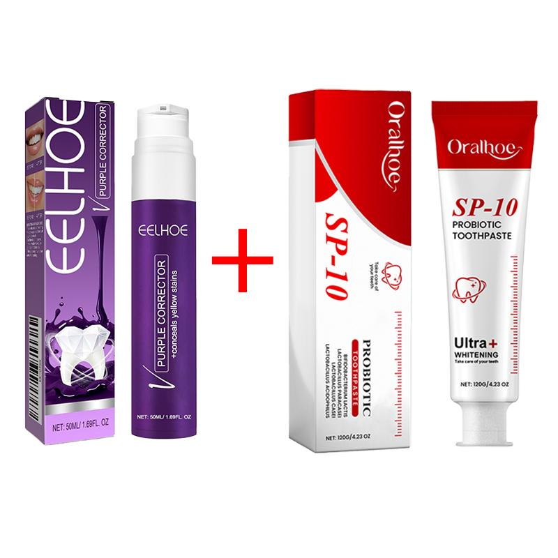 

EELHOE Удаление пятен налета Уход за зубной пастой Корректор зубов Освежитель дыхания через рот Отбеливание чувствительных зубов Зубная паста 50ml