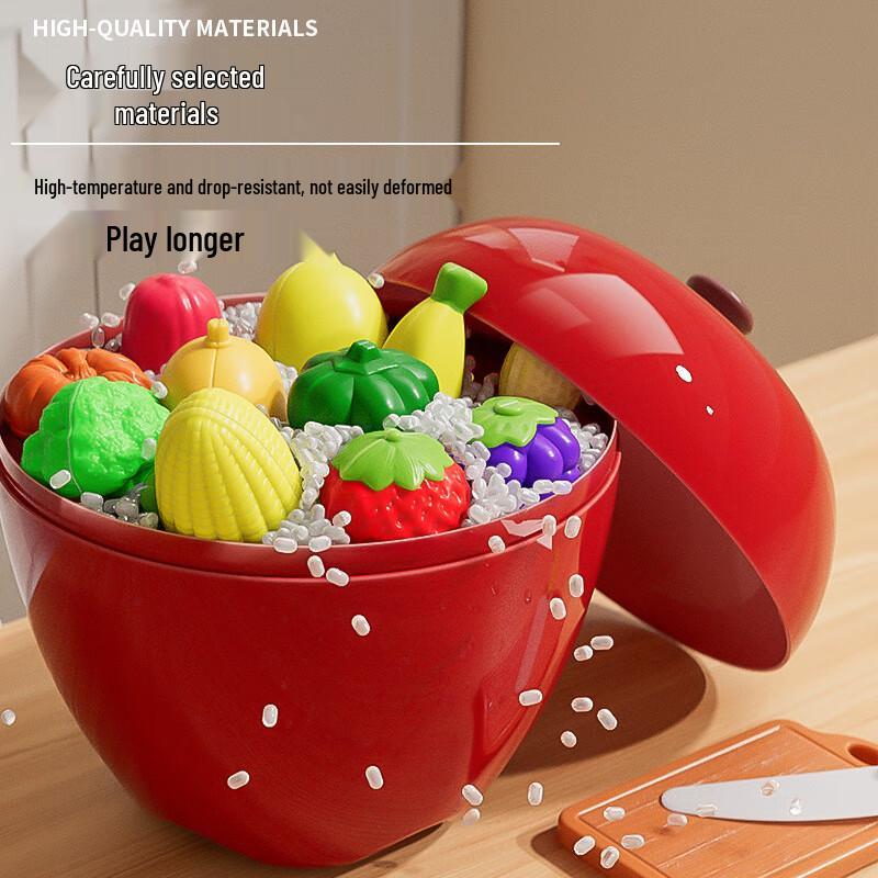 Montessori Play Food & Fruit Cutting Set