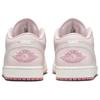 New Jordan Air Jordan 1 Slip Resistant Abrasion Resistant Low top Vintage Basketball Shoes Unisex White Pink IH0823-611