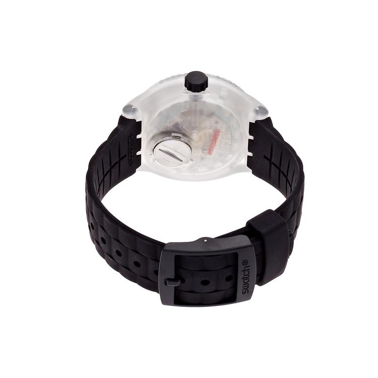 SWATCH Unisex 44mm Black Watch SUUK400 SUUK400