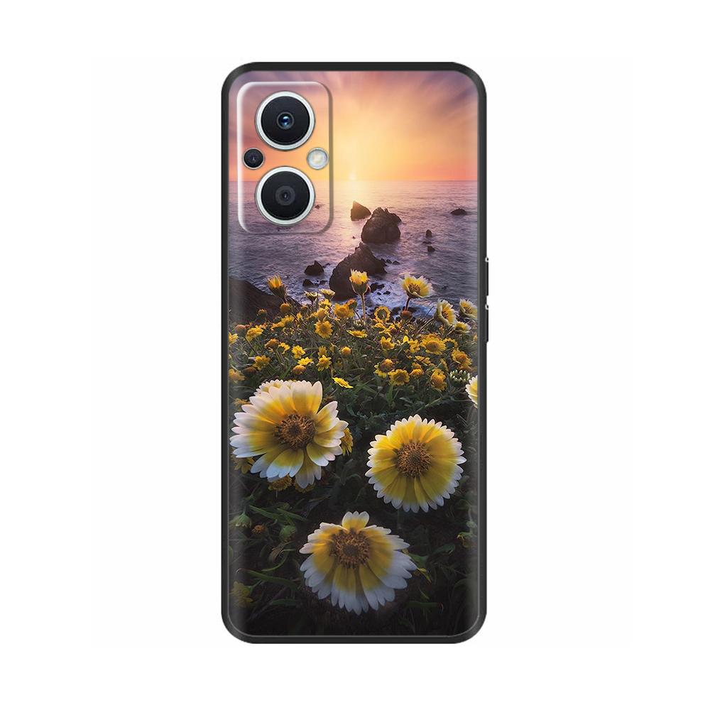 For Xiaomi POCO M5 M5S Case Flower Soft Liquid Silicone Cover For POCO M5 Phone Cases Coque Fundas For Xiaomi POCO M5S PocoM5