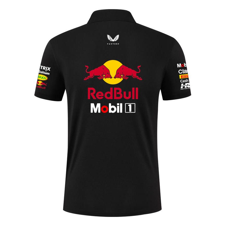 Red Bull Rennteam Verstappen Kleidung F1 Formel Racing Kleidung 2026 Sommer Herren Baumwoll-Polohemd