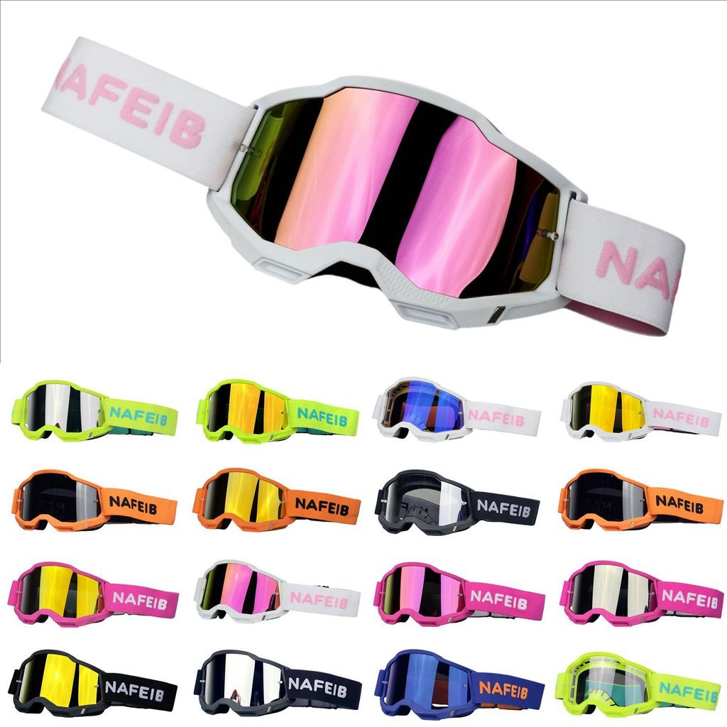 Motorcycle Goggles Riding Glasses Outdoor Off-Road Windproof Glasses Skiing Men's and Women's Sunglasses Durable Lenses