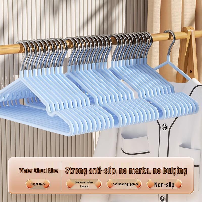10-Pack Thickened Non-Slip Clothes Hangers for Home & Dorm Use