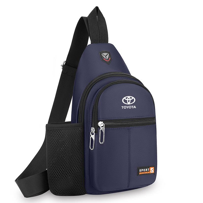 AJO4 Car Oxford Cloth Chest Bag Travel Crossbody Portable Shoulder Storage Bag for Toyota Prado 90 120 150 J90 J120 J150 LC90 LC150