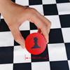 Giant 51Cm X 51Cm/20" X 20" Flat Chess Solid Wood Large Set, Chess Pieces Solid Wood,Rollable Faux Leather Chess Board, Storage
