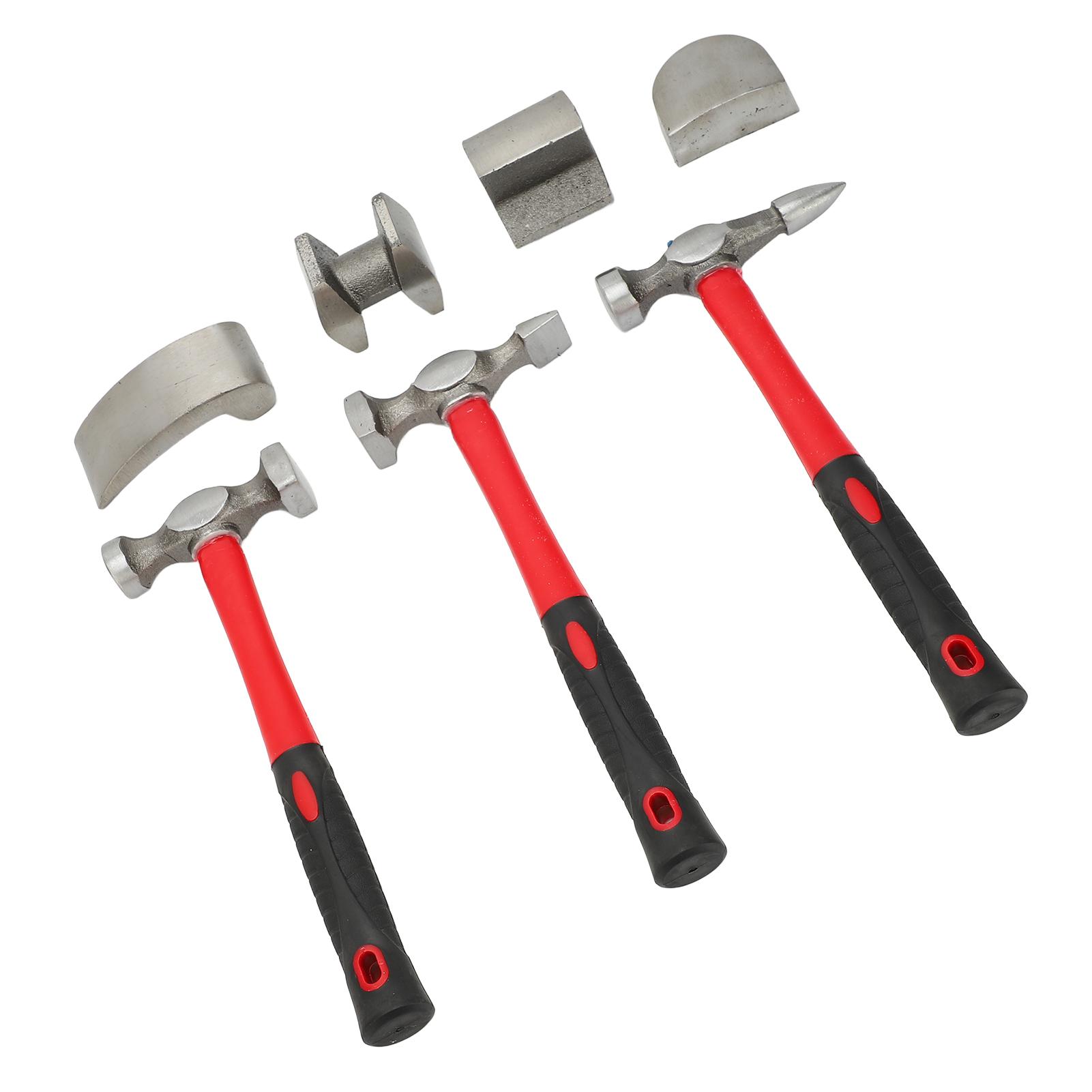 

7 шт. молоток для ремонта кузова автомобиля молоток для ремонта кузова автомобиля и инструмент с футляром для переноски