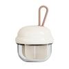 Mini Pill Storage Box with 4 Compartments Clear Visible Portable Travel Pill Case Medication
