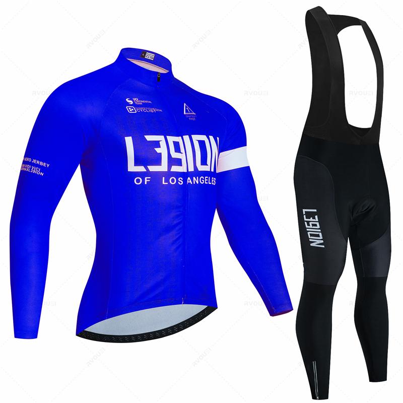 2026 Ademend Wielrenpak Set Heren Lente Sport Wielertrui Herfst Mtb Fietskleding Zomer Lange Mouw Triathlon Mountainbike Koersbroek Set