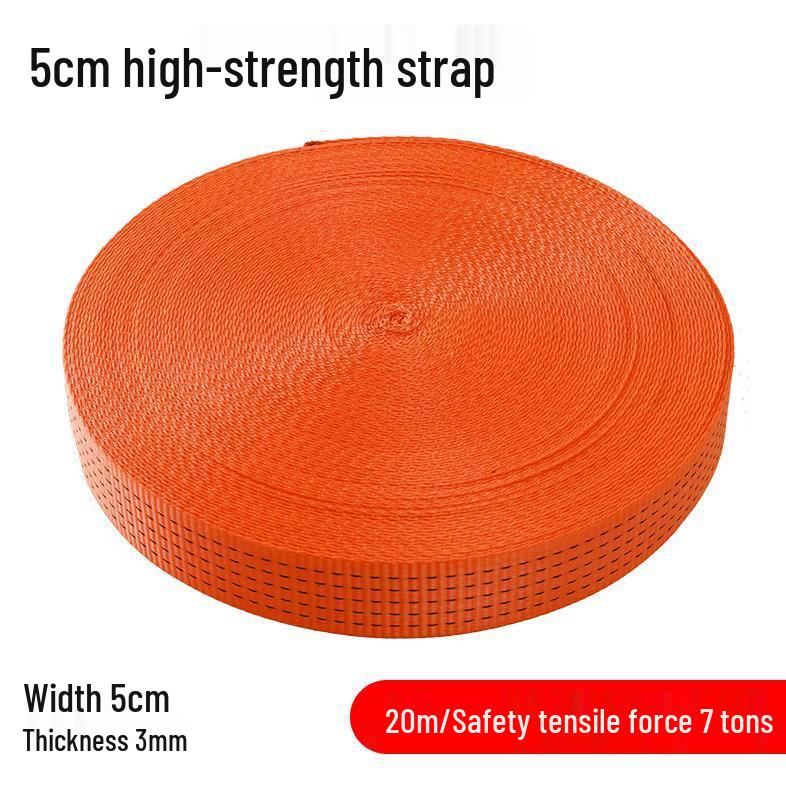 Truck Cargo Tow Rope: Durable, Wear-Resistant Polyester Webbing Strap