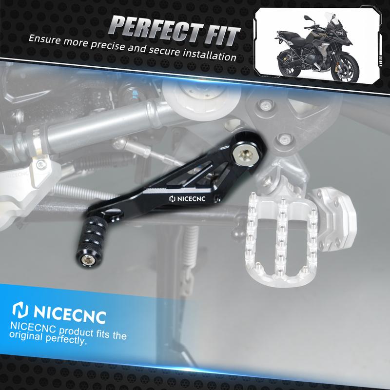For BMW R1250GS R1200GS GSA Gear shift lever/Footpegs Footrest R1250GS R1250GS Adventure 2019-2024 R1200GS R1200GS ADV 2013-2018