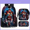 Ensemble de Sac à Dos de Football Messi pour Enfants en Tissu Oxford Respirant pour l'École