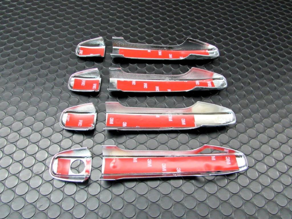 BRIGHTZ Chrome Door Handle Covers for Toyota Corolla Fielder 161 Cover NZE161G NZE NZE161 E161 160 Corolla Fielder 17863 (Full Type)